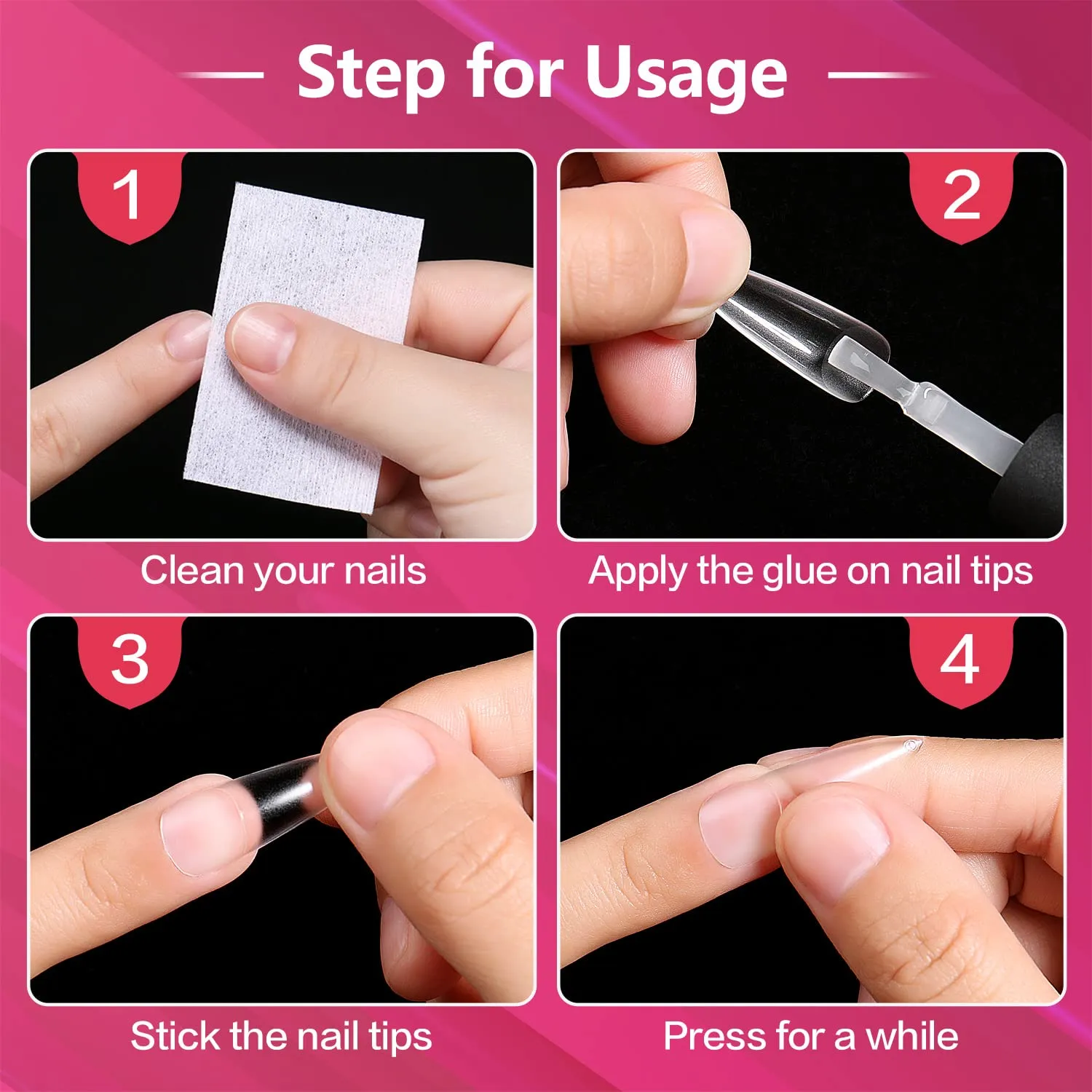 Acrylic Stiletto Nail Tips -004