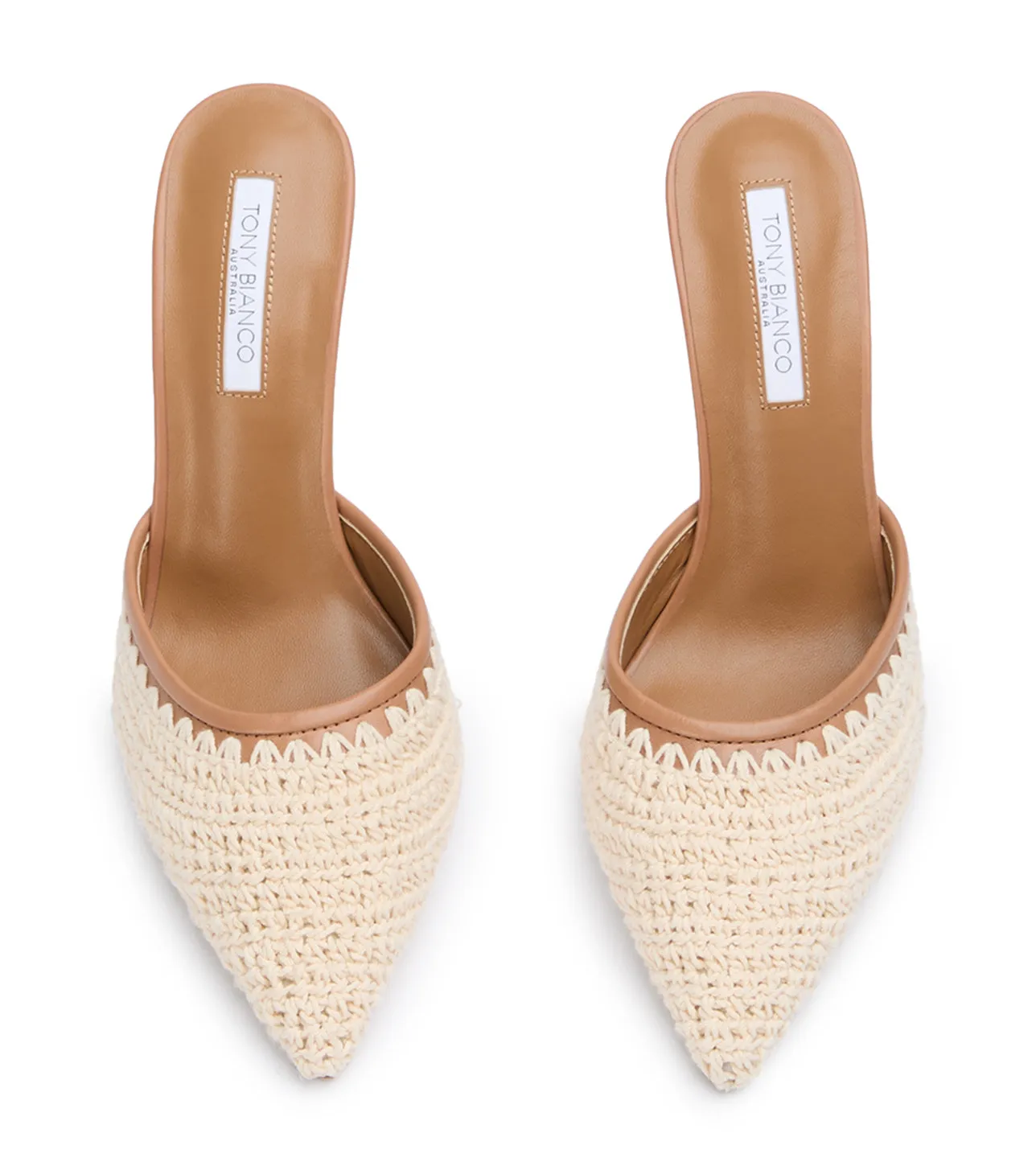 Ava Natural Crochet/Tan