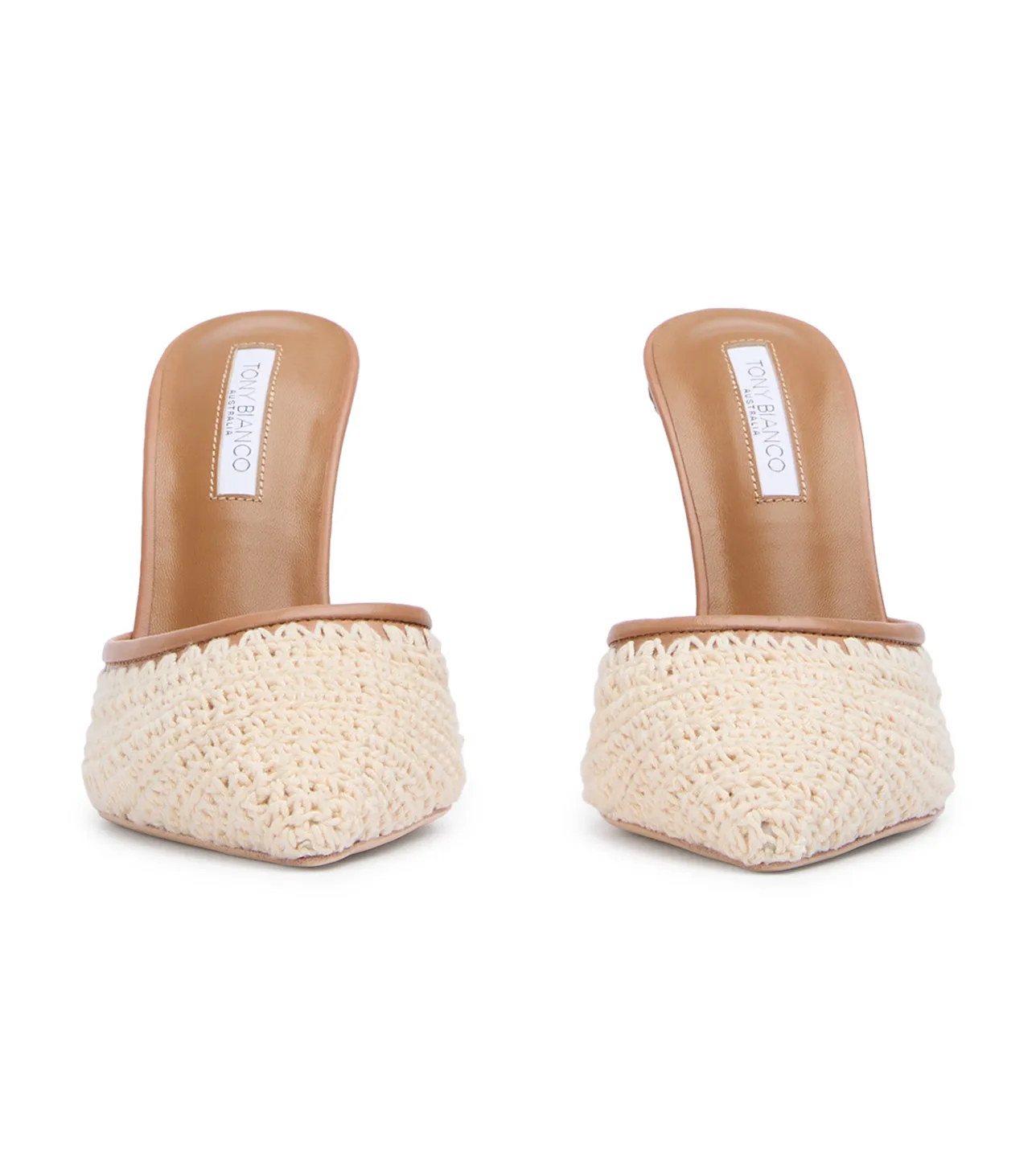 Ava Natural Crochet/Tan