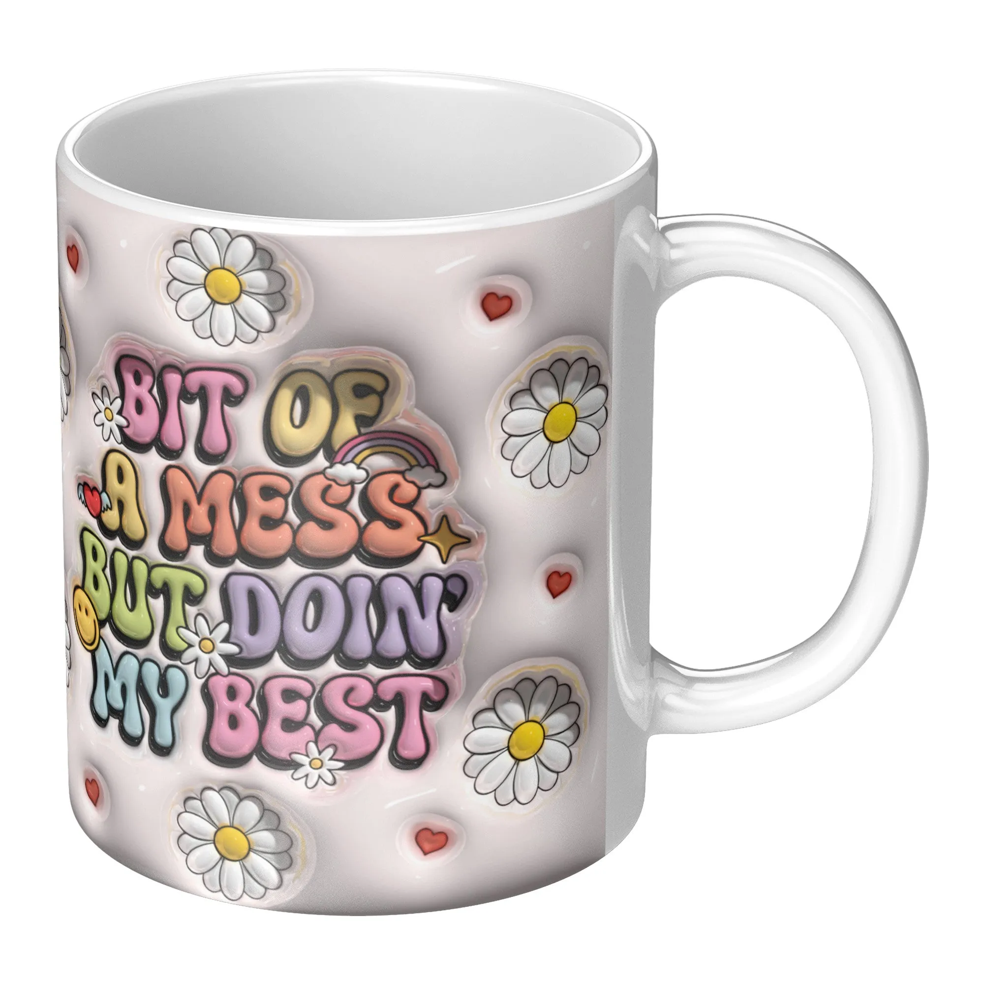 Bit of A Mess 3D Mug 11oz