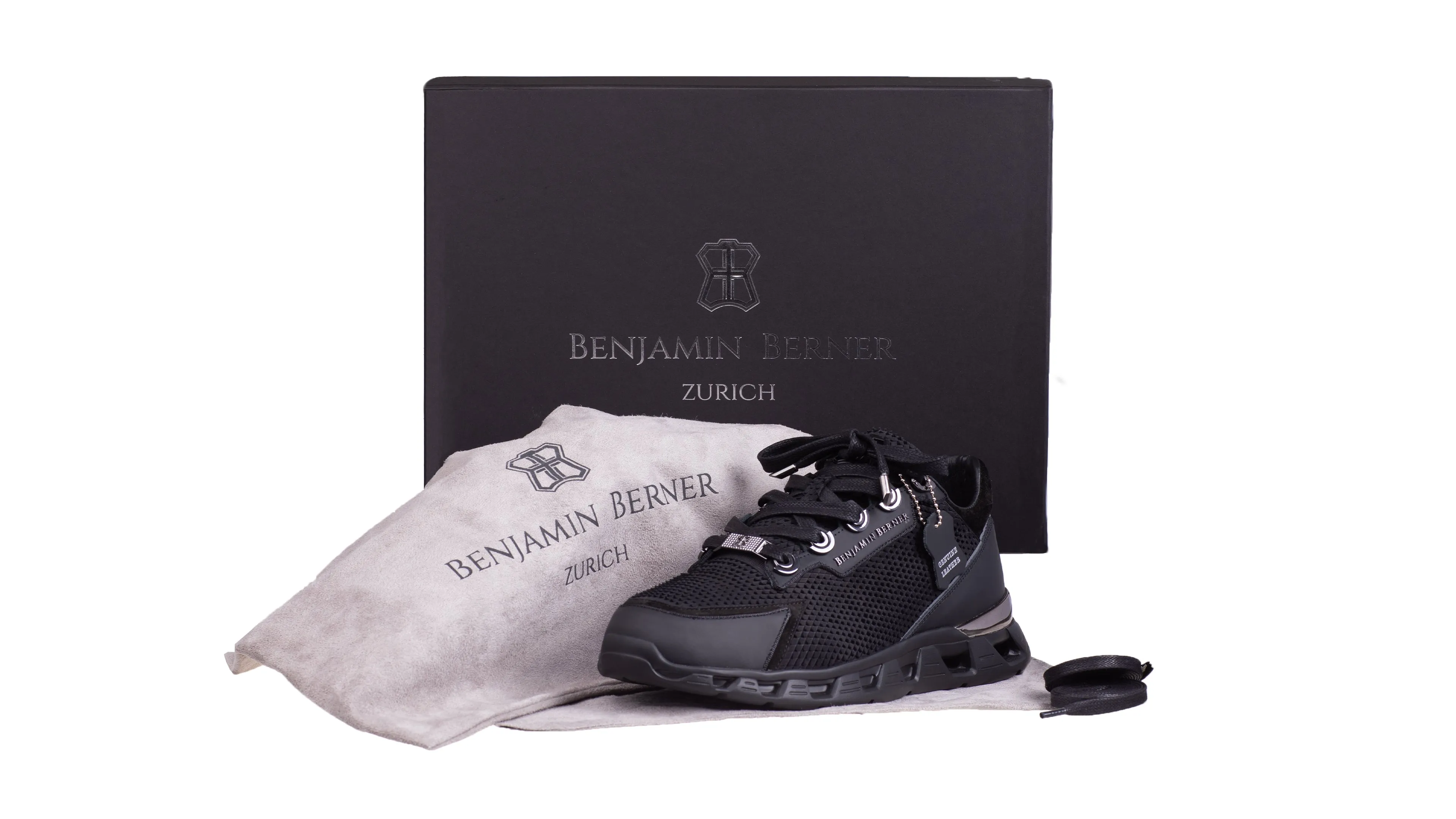 BNJ RAZOR HIGH TECH RUNNER RHOMBUS CUT NUBUCK