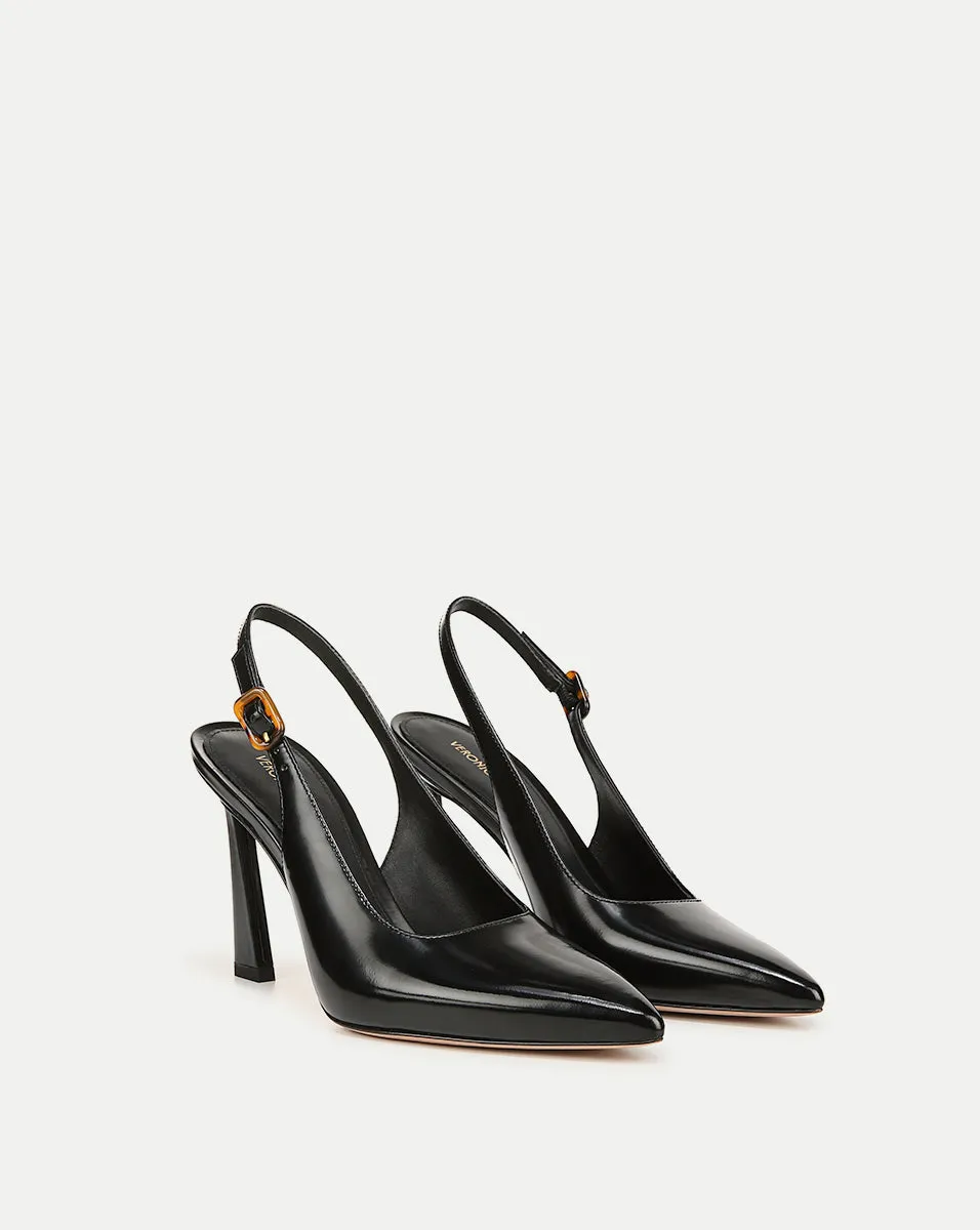 Callie Leather Slingback Pump