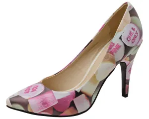 Candy Hearts Pointed Heel - *FINAL SALE/NON-RETURNABLE