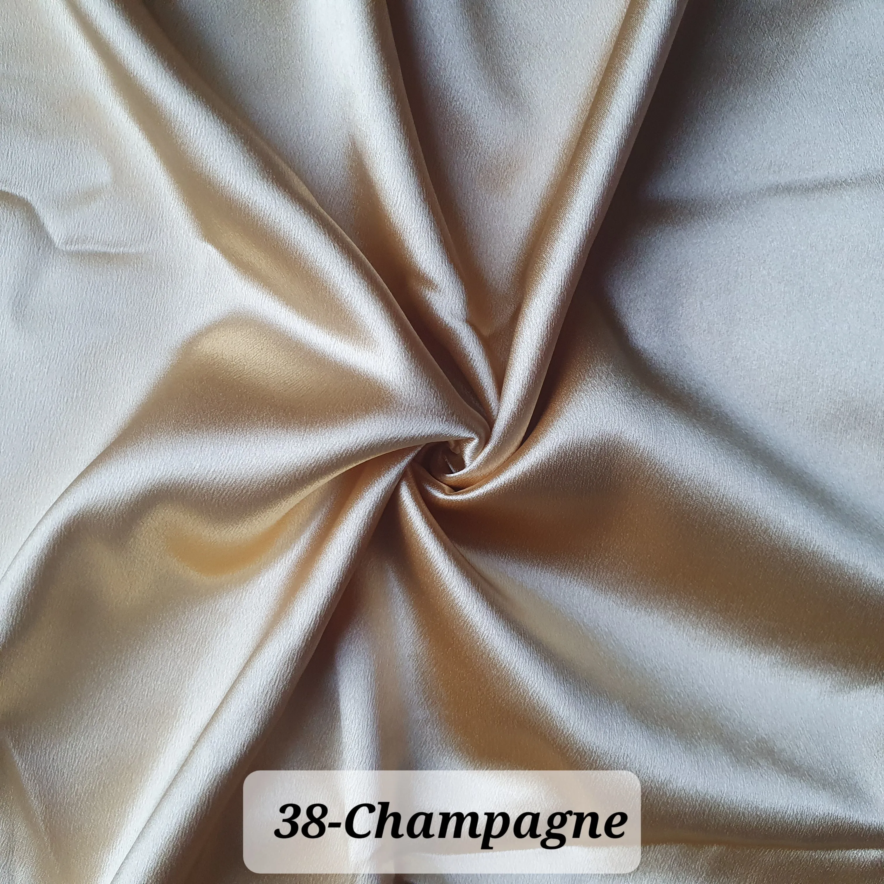 Crepe Back Luxury Silky Satin, Soft Touch, Lustrous, Great Flow and Drape, Stretchy, Wrinkle-Resistan, Bridal dress Material 60"(150cm) wide