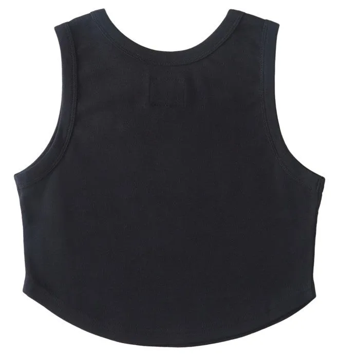 DC Womens Boyfriend Crop Tank - Black