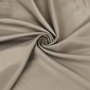 Deadstock Viscose Cotton Satin Twill Lining - Mushroom