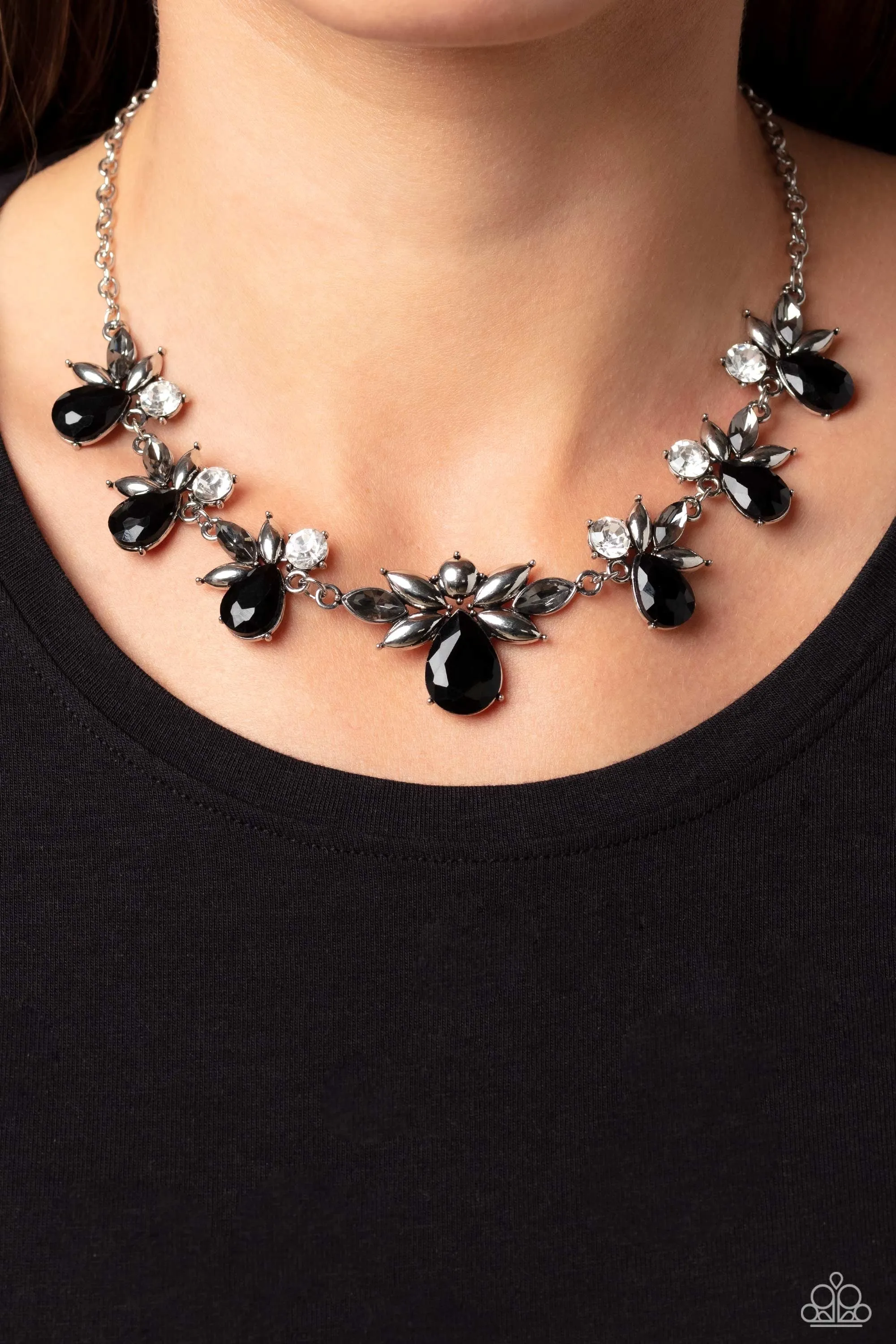 Explosive Effulgence - Black Necklace - Paparazzi Accessories