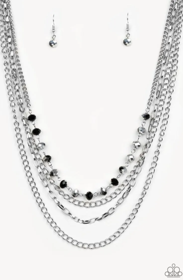 Extravagant Elegance Black Necklace - Paparazzi Accessories