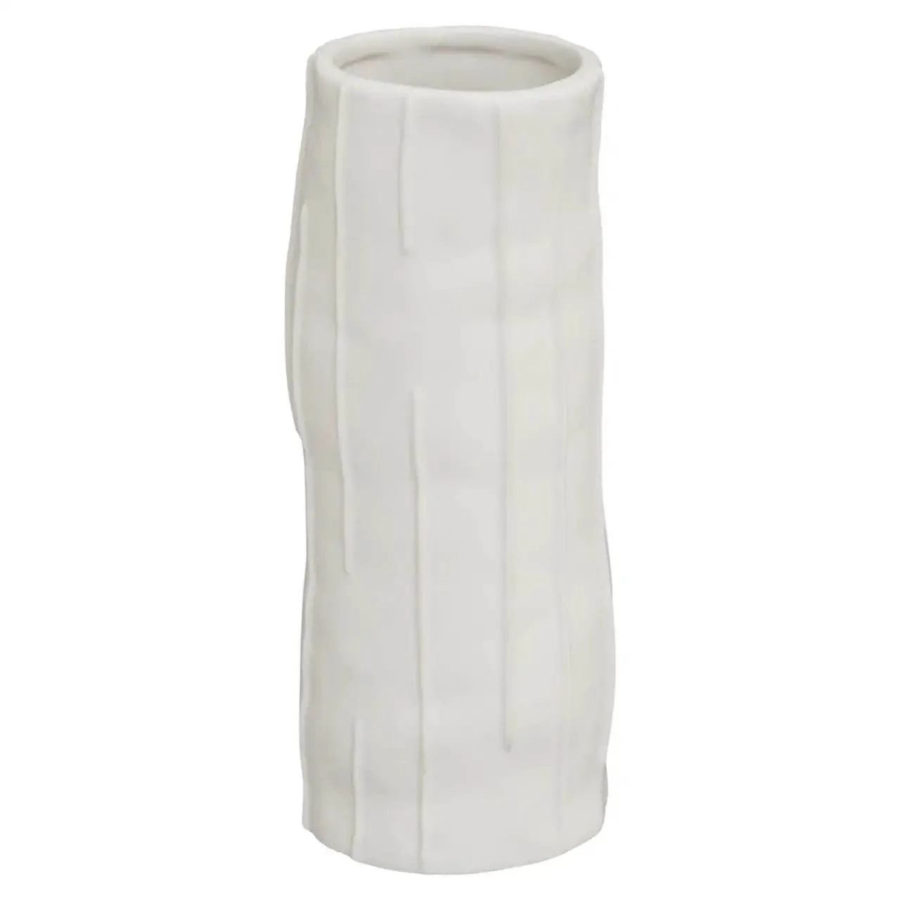 Fara White Vase - Small