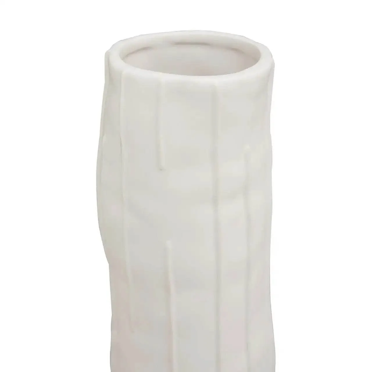 Fara White Vase - Small