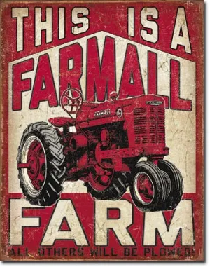 Farmall Farm Tin Sign