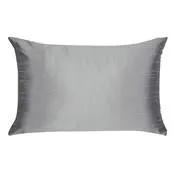 Florin Embroidered Silver Cushion