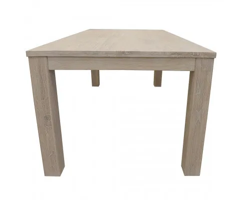 Foxglove Dining Table 190cm Solid Mt Ash Wood Home Dinner Furniture - White