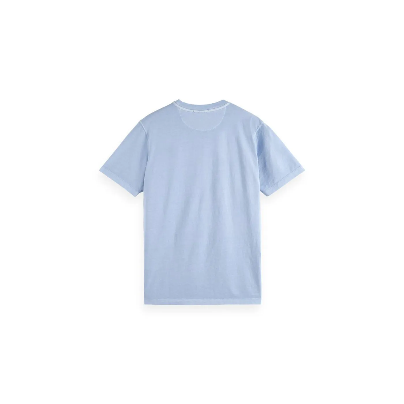 Garment Dye Logo Embroidery Tee (Blue) - S1716850108