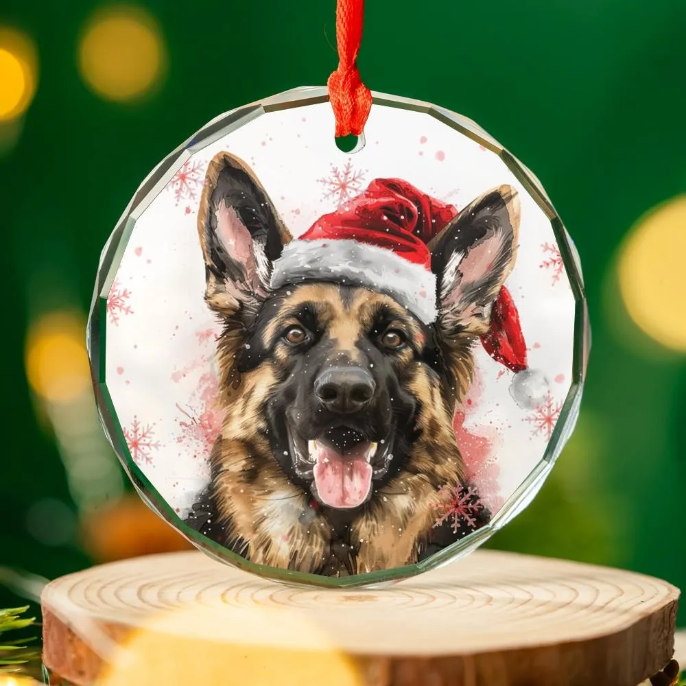 German-Shepherd-2 Christmas Ornament