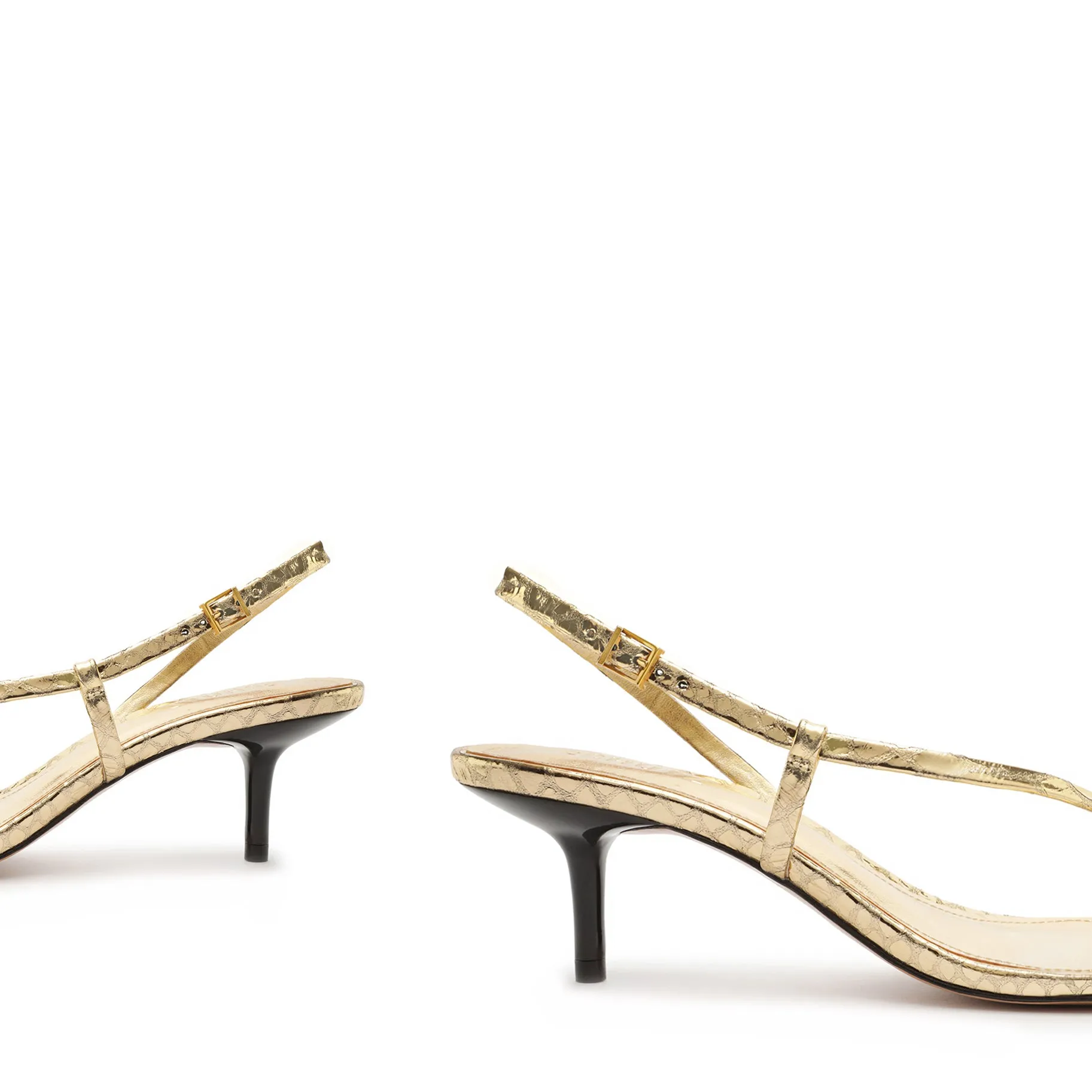 Heloise Metallic Leather Sandal