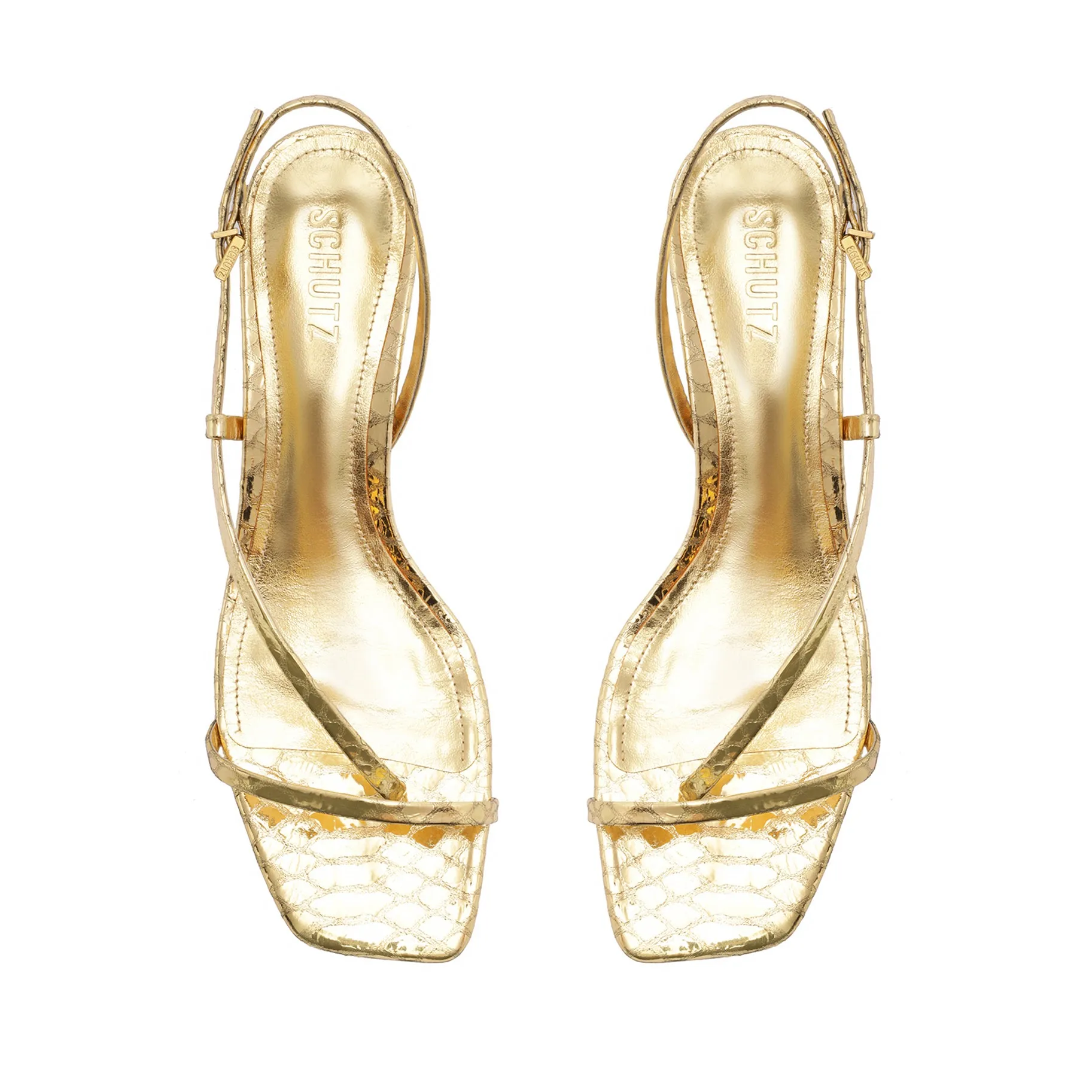 Heloise Metallic Leather Sandal