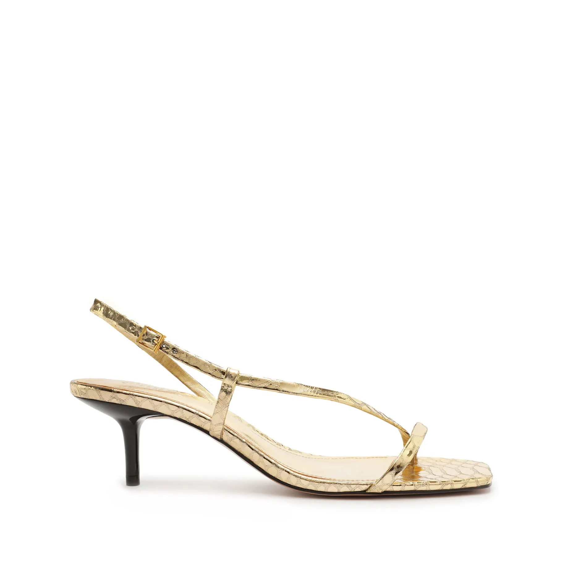 Heloise Metallic Leather Sandal