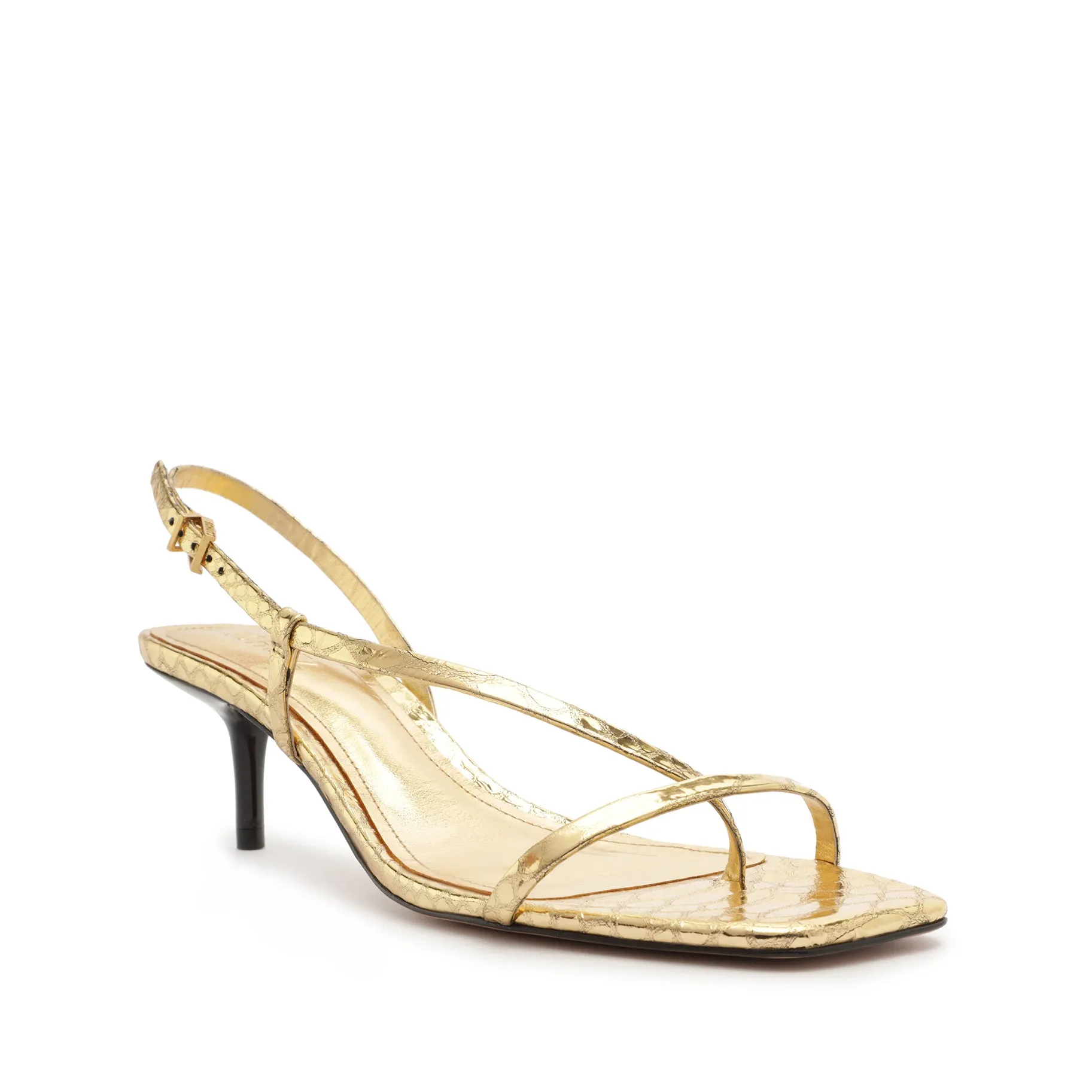 Heloise Metallic Leather Sandal