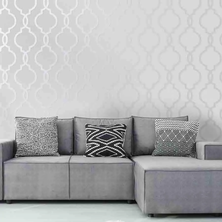 Holden Laticia Grey Metallic Glitter Wallpaper - 65490