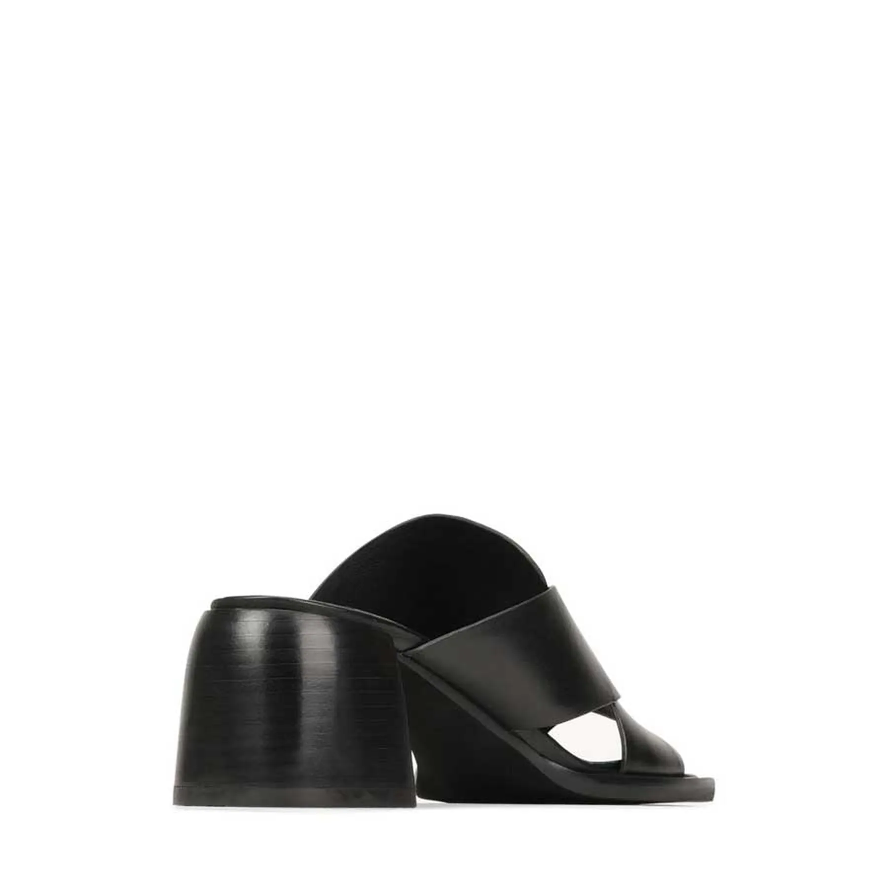 ISO BLOCK HEEL MULE LEATHER