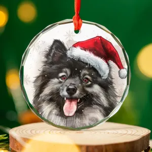 Keeshond-2 Christmas Ornament