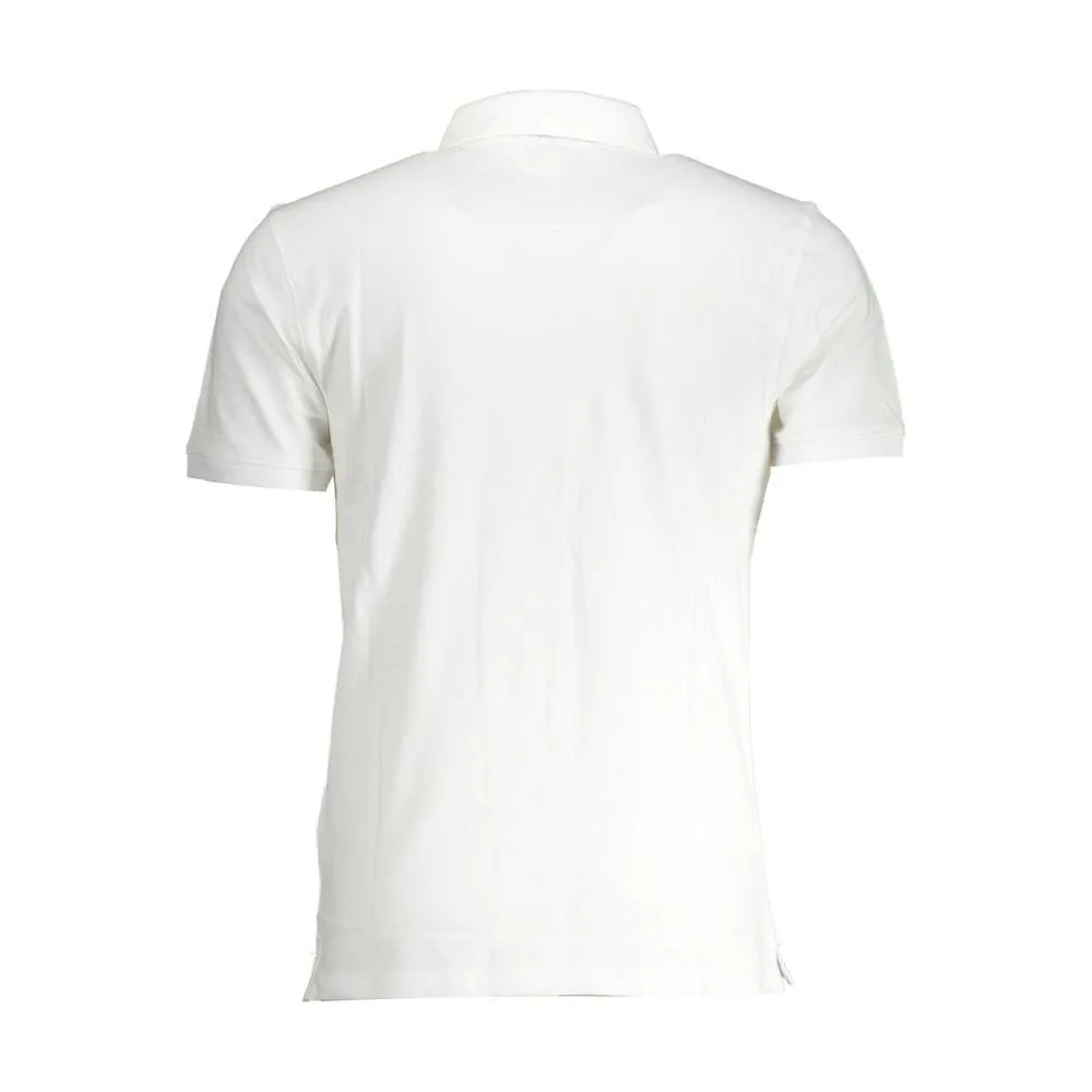 Levi's White Cotton Men Polo