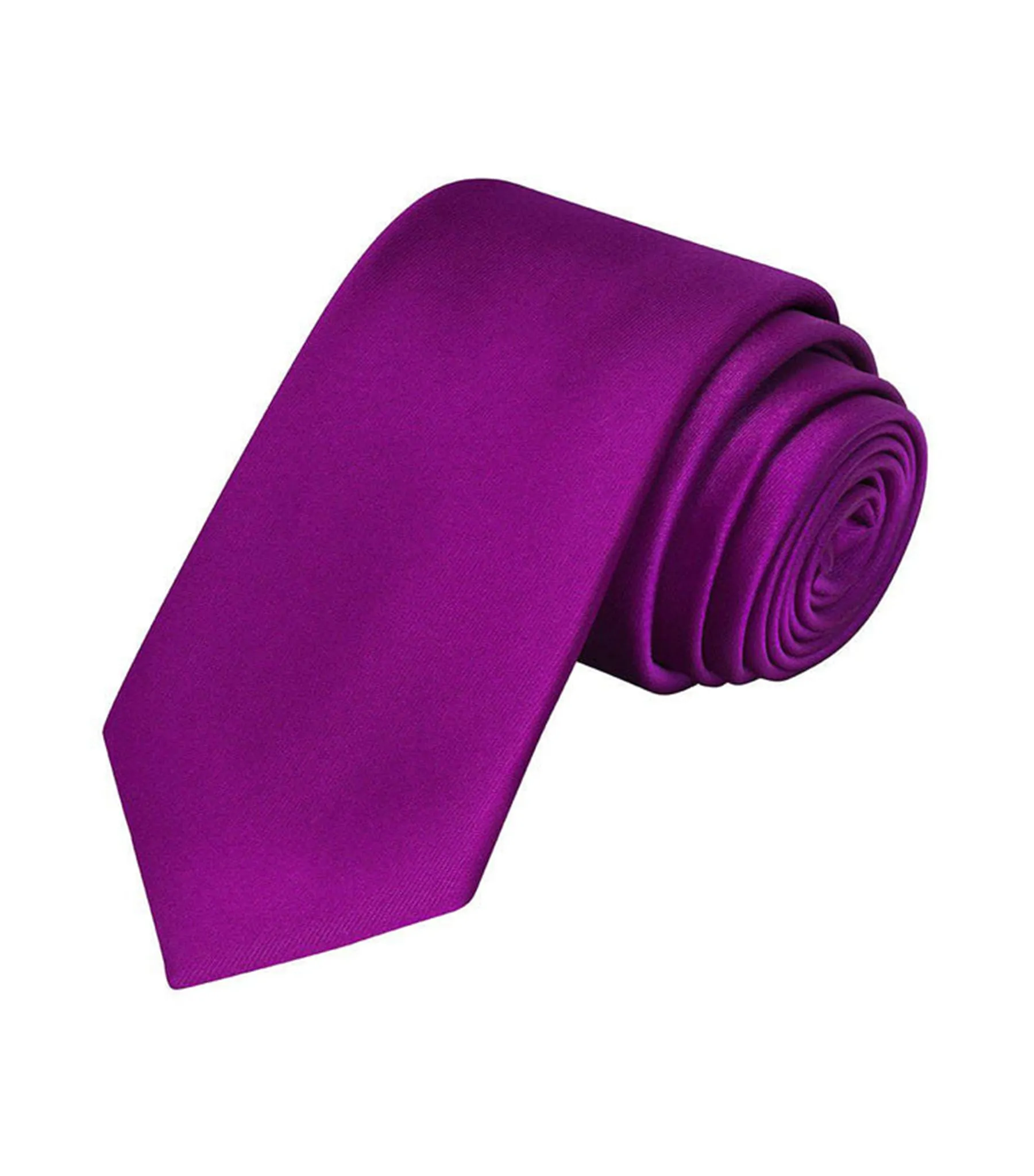 Magenta Satin tie | high-quality necktie