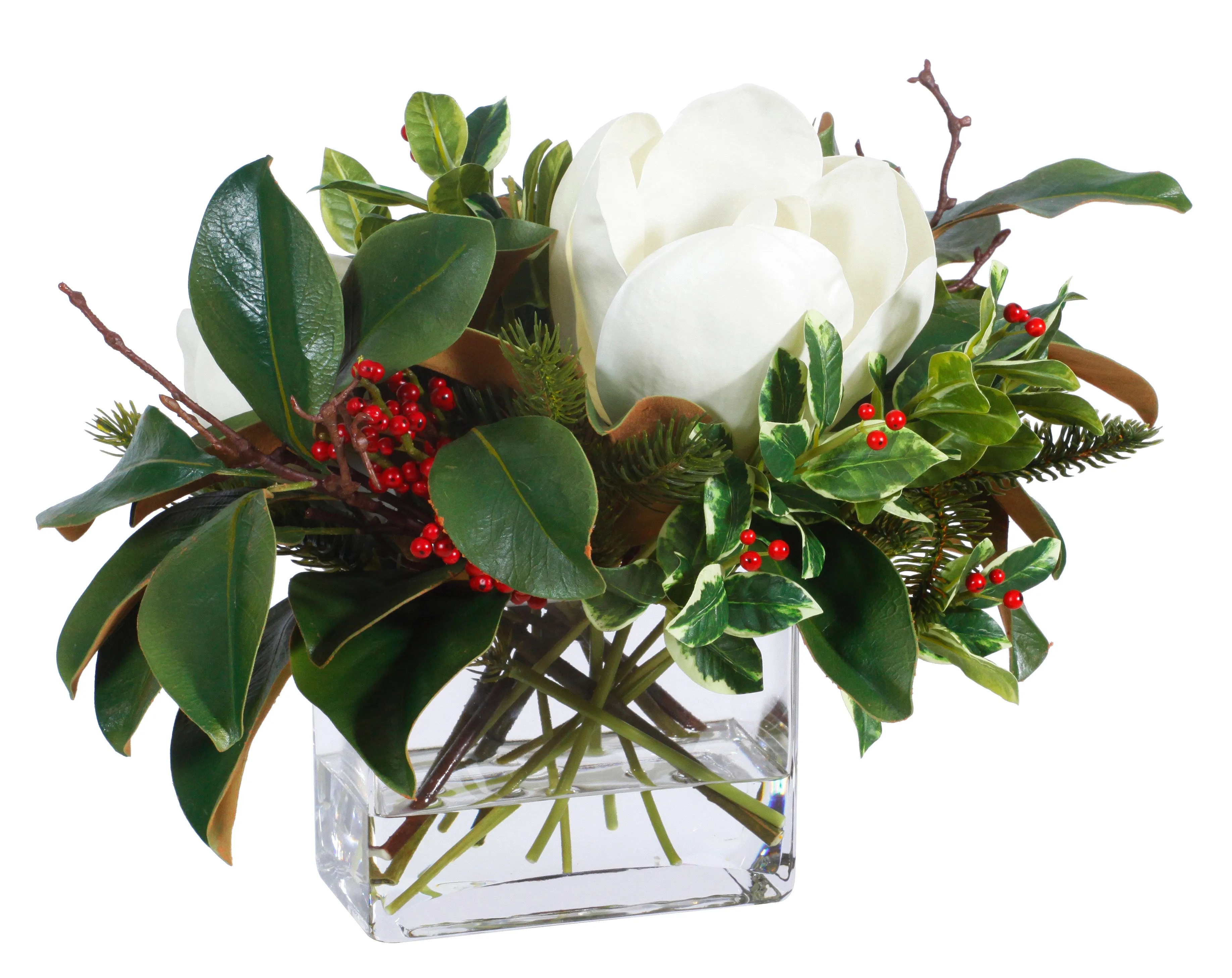 Magnolia Berry Centerpiece 23"