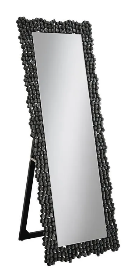 Mckay - Acrylic Frame Standing Mirror - Smokey Gray