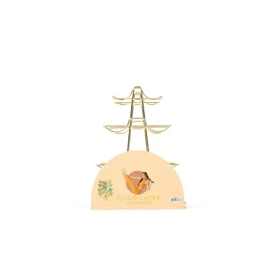 New - Blogilates 4 Tier Weight Rack - Gold