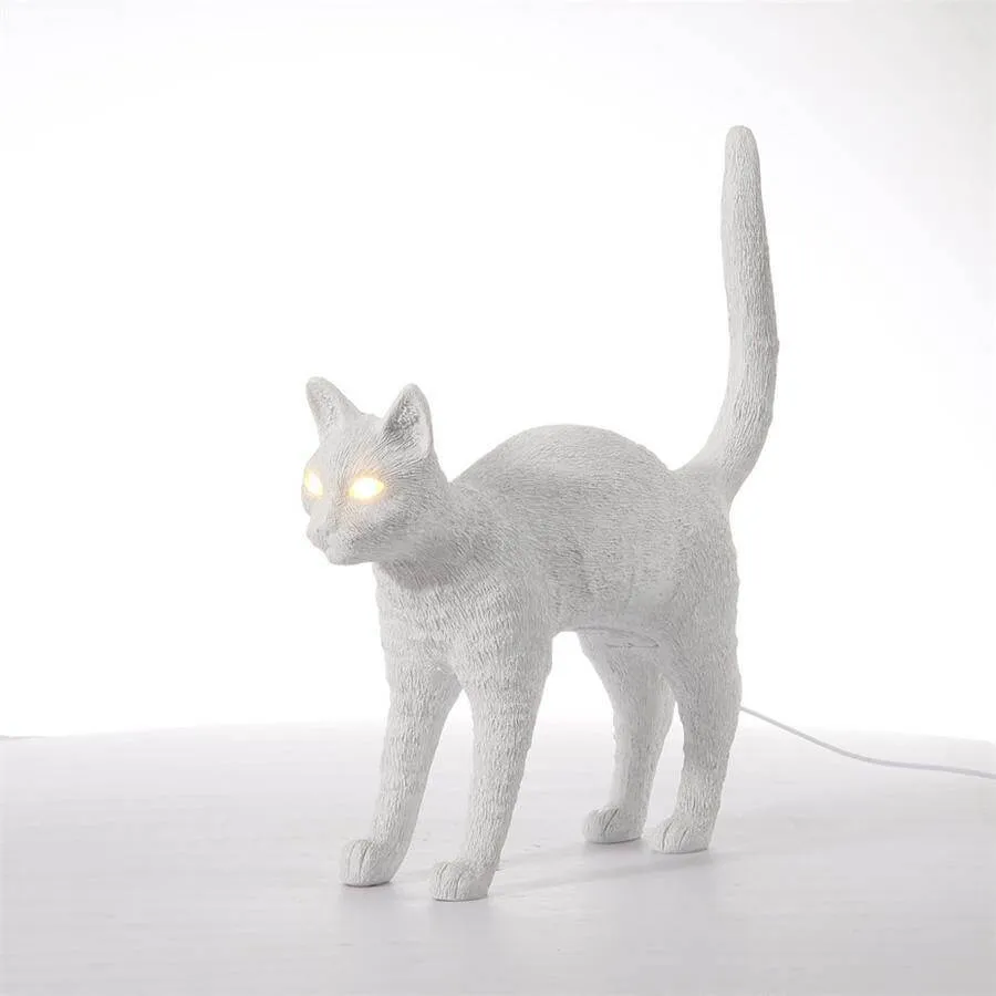 Nordic Resin Cat Table Lamps