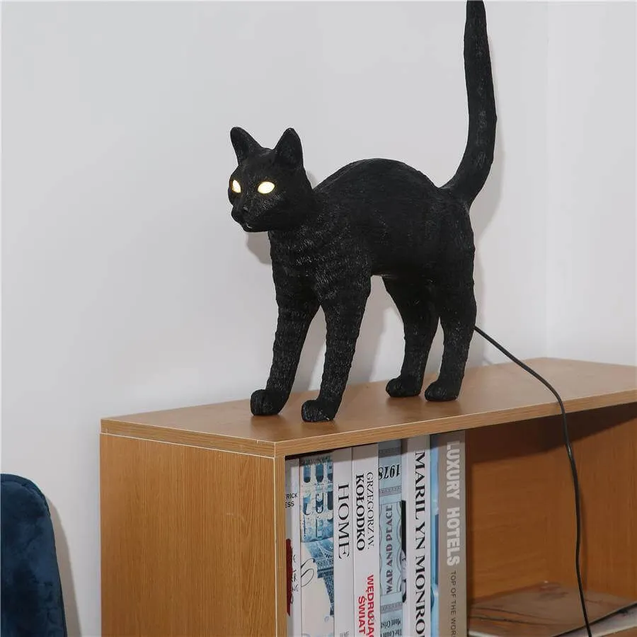 Nordic Resin Cat Table Lamps