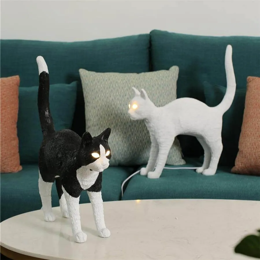 Nordic Resin Cat Table Lamps