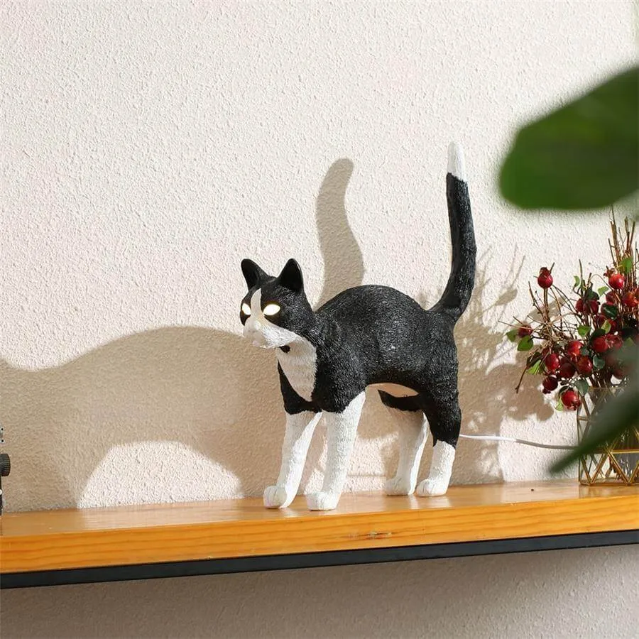 Nordic Resin Cat Table Lamps