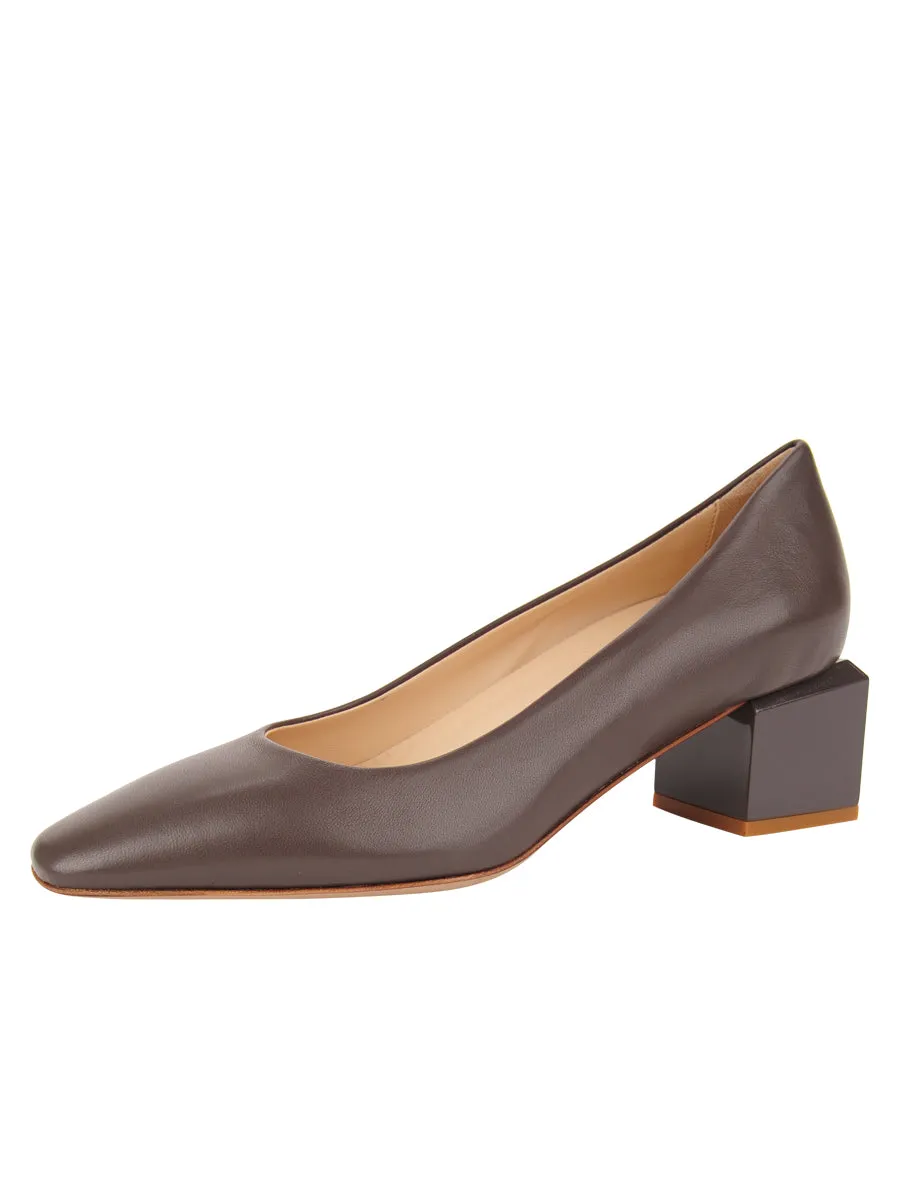 Novella Block Heeled Pump