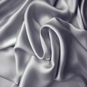 Platinum Satin Pillowcases Silver. Perfect Wedding, Anniversary Gift