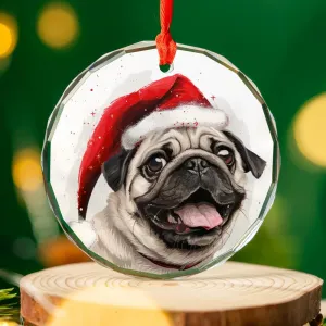 Pug-3 Christmas Ornament