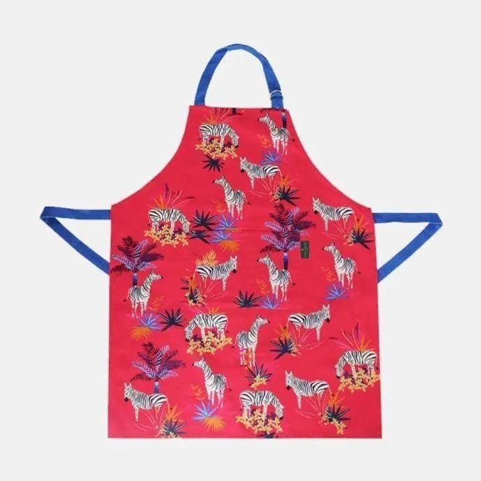 Sara Miller Apron Zebra