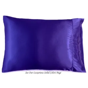 Soft, Silky Blue Pillowcases. Help for Smile Lines, Eye Wrinkles