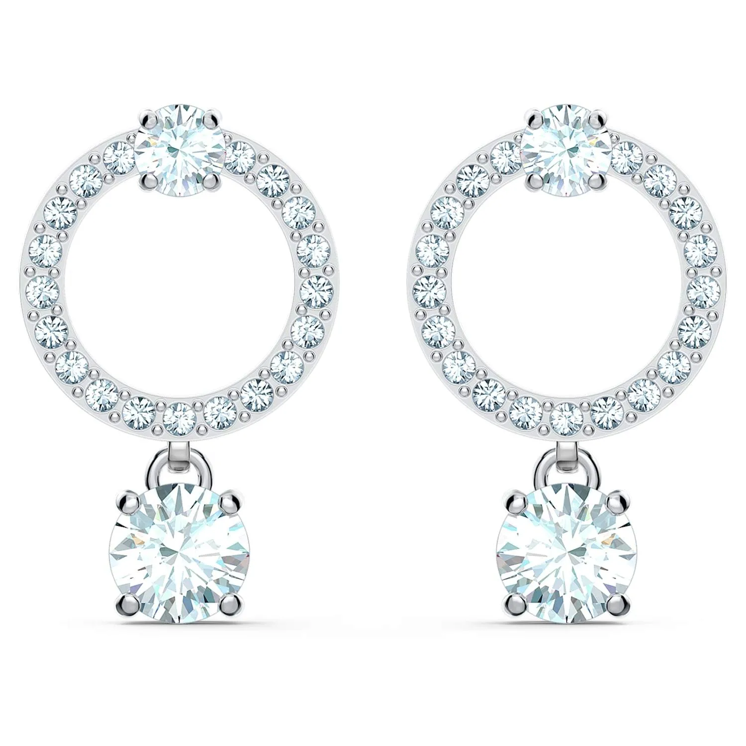 SWAROVSKI Attract Circular Earrings - White #5563278