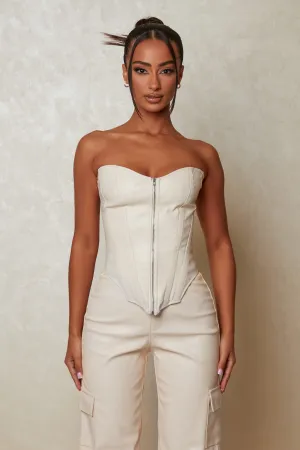 The Cinch Corset - Cream