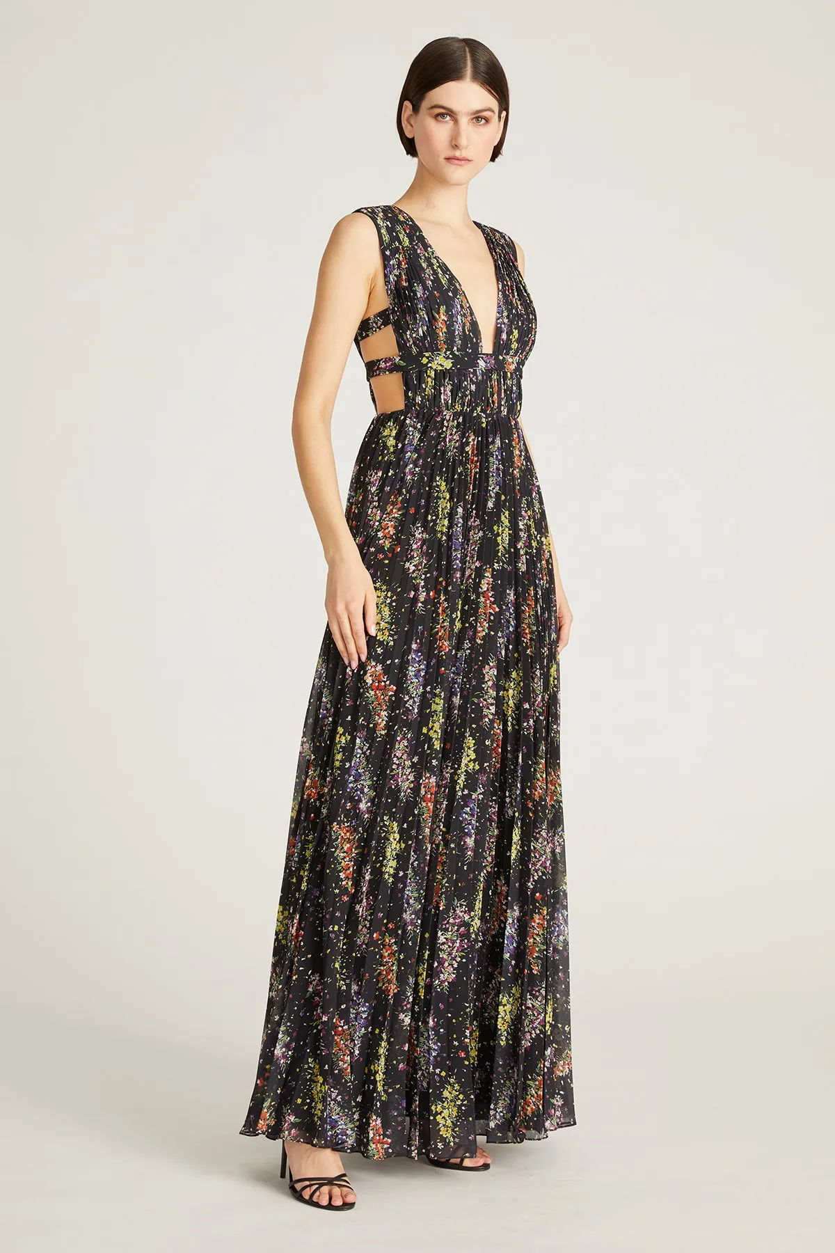 Valentino Deep V Gown