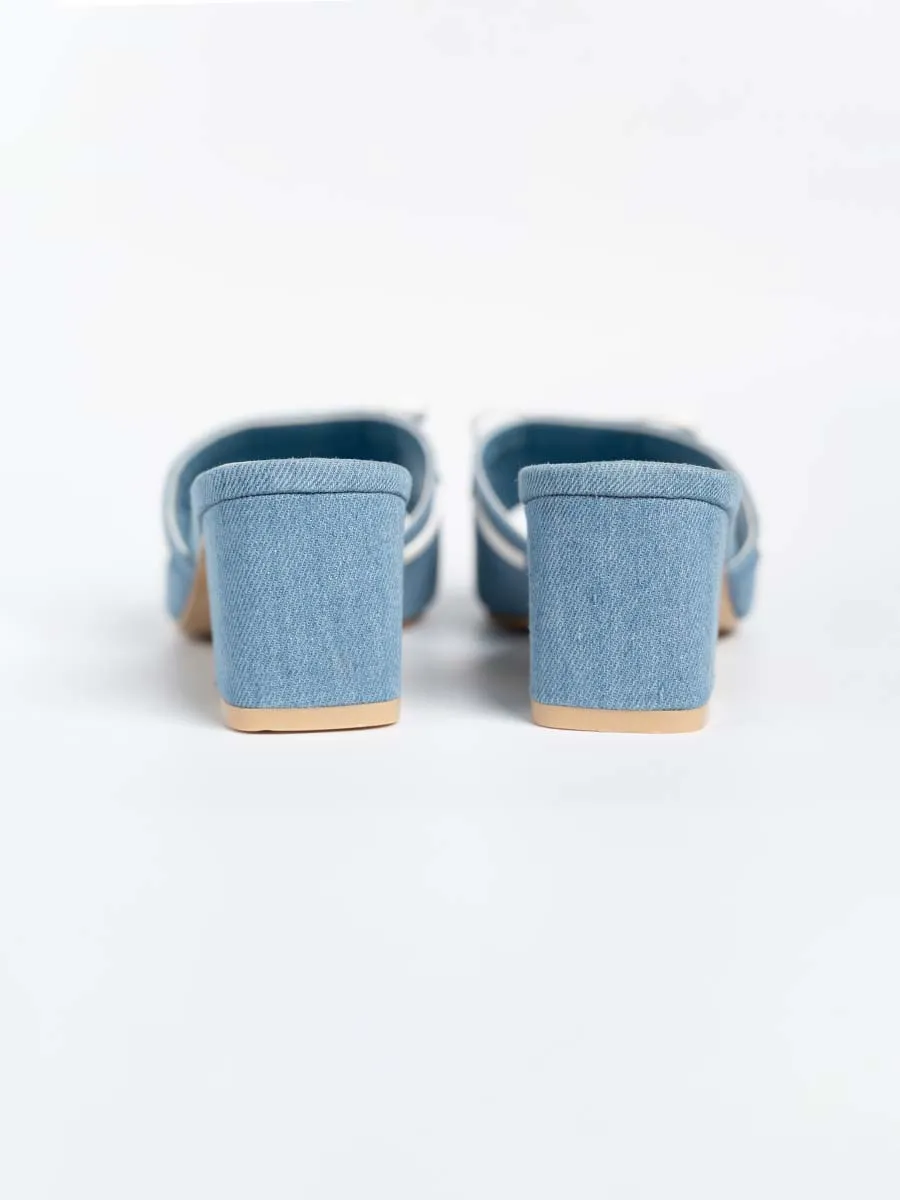 Veronica Ribbon Mules