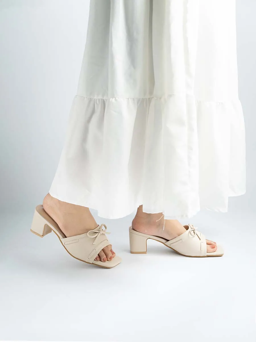 Veronica Ribbon Mules